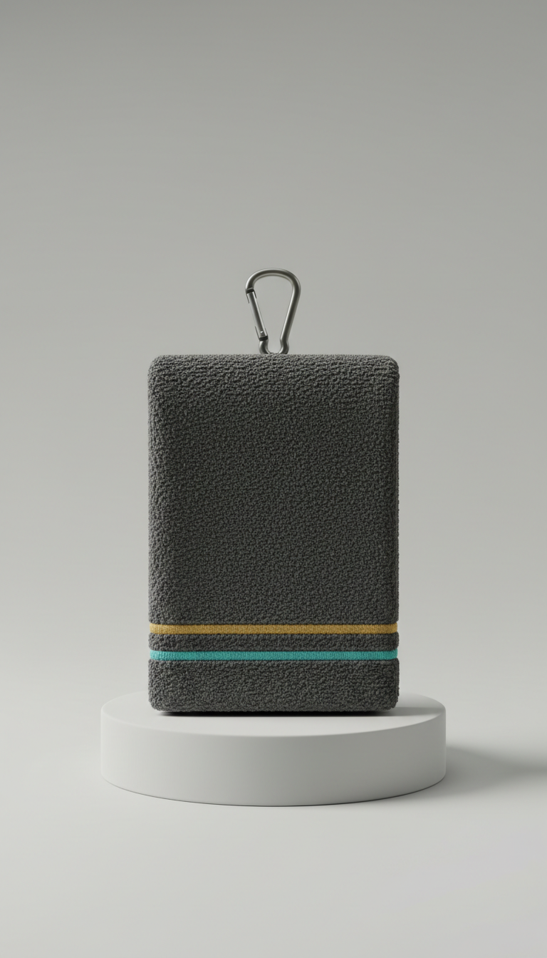 Microfiber Golf Towel With Magnetic Clip